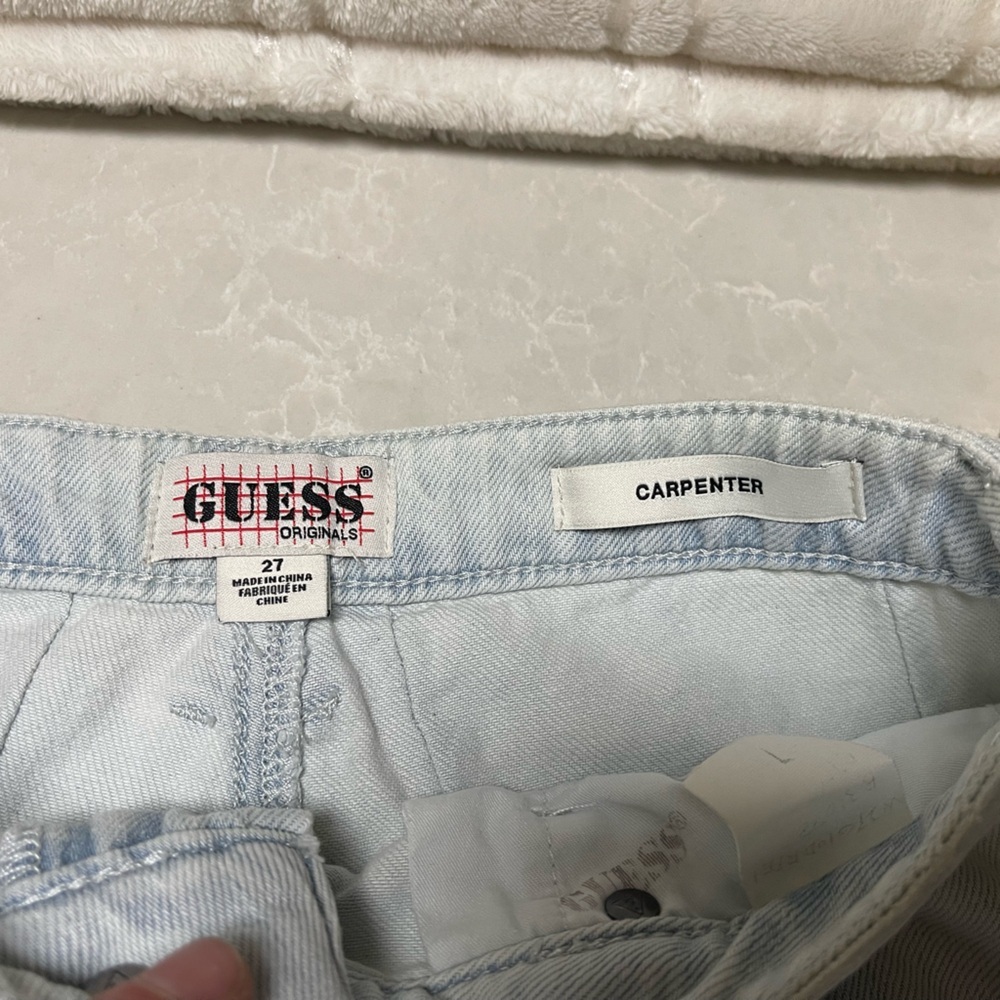 Vintage Guess Patchwork Carpeter Pants - image 6